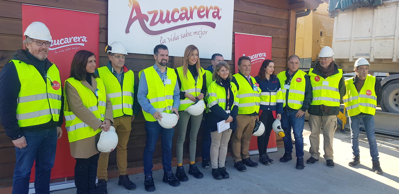 Fotos: La Azucarera de Miranda recibe a Tudanca «para conocer de primera mano su funcionamiento»