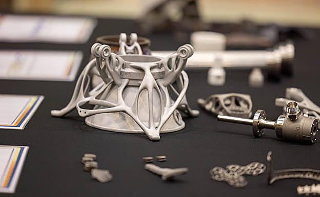 Piezas de aplicaciones HIP de Hiperbaric. 