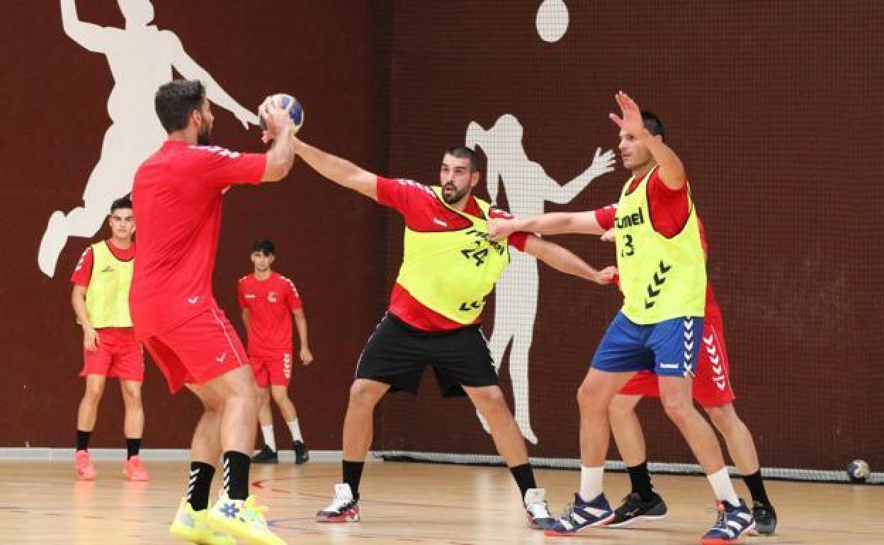 Imagen de archivo de un entrenamiento del equipo.