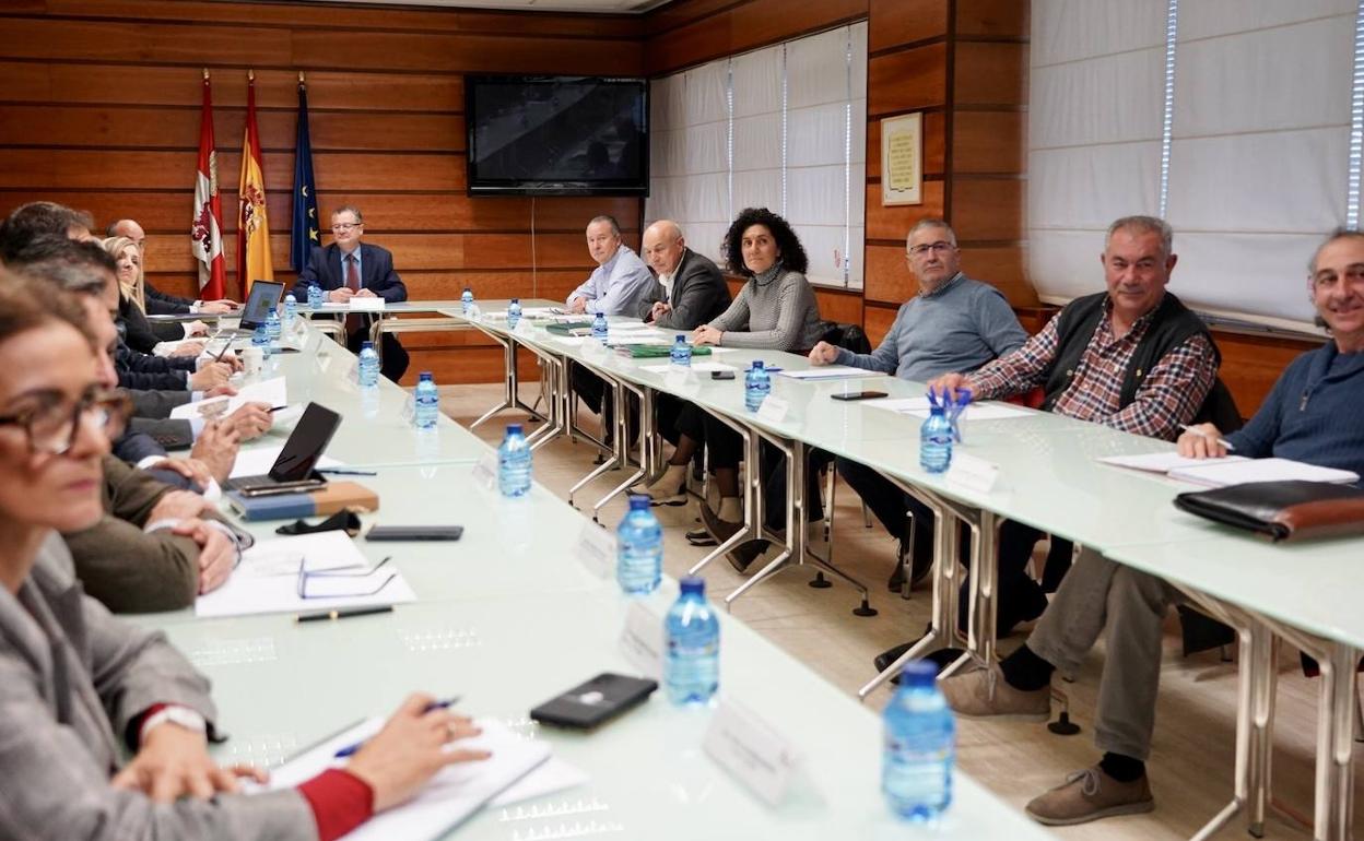 Última sesión del Consejo Agrario Regional celebrado esta semana, con la participación de las organizaciones agrarias.