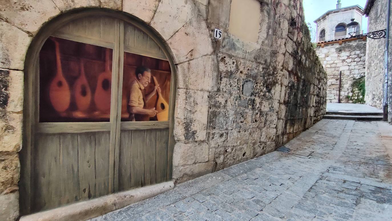 Mural del Callejón de las Brujas de Burgos