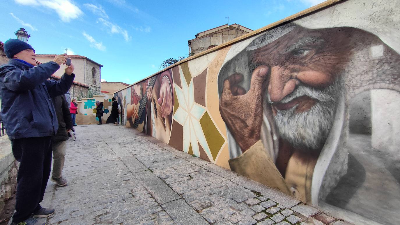 Mural del Callejón de las Brujas de Burgos