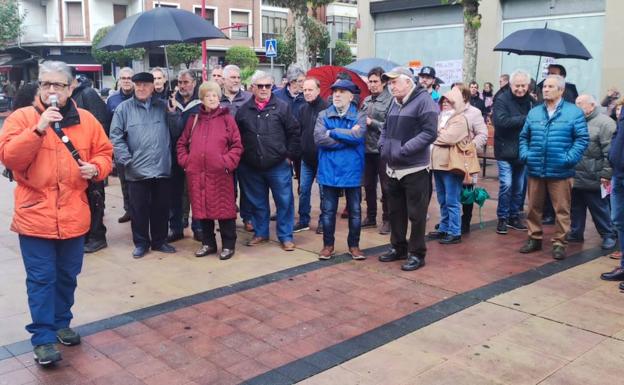 Los pensionistas de Miranda toman de nuevo la calle de la ciudad