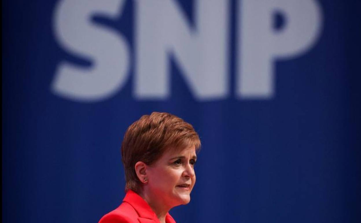 La primera ministra escocesa y líder del Partido Nacional Escocés (SNP), Nicola Sturgeon.