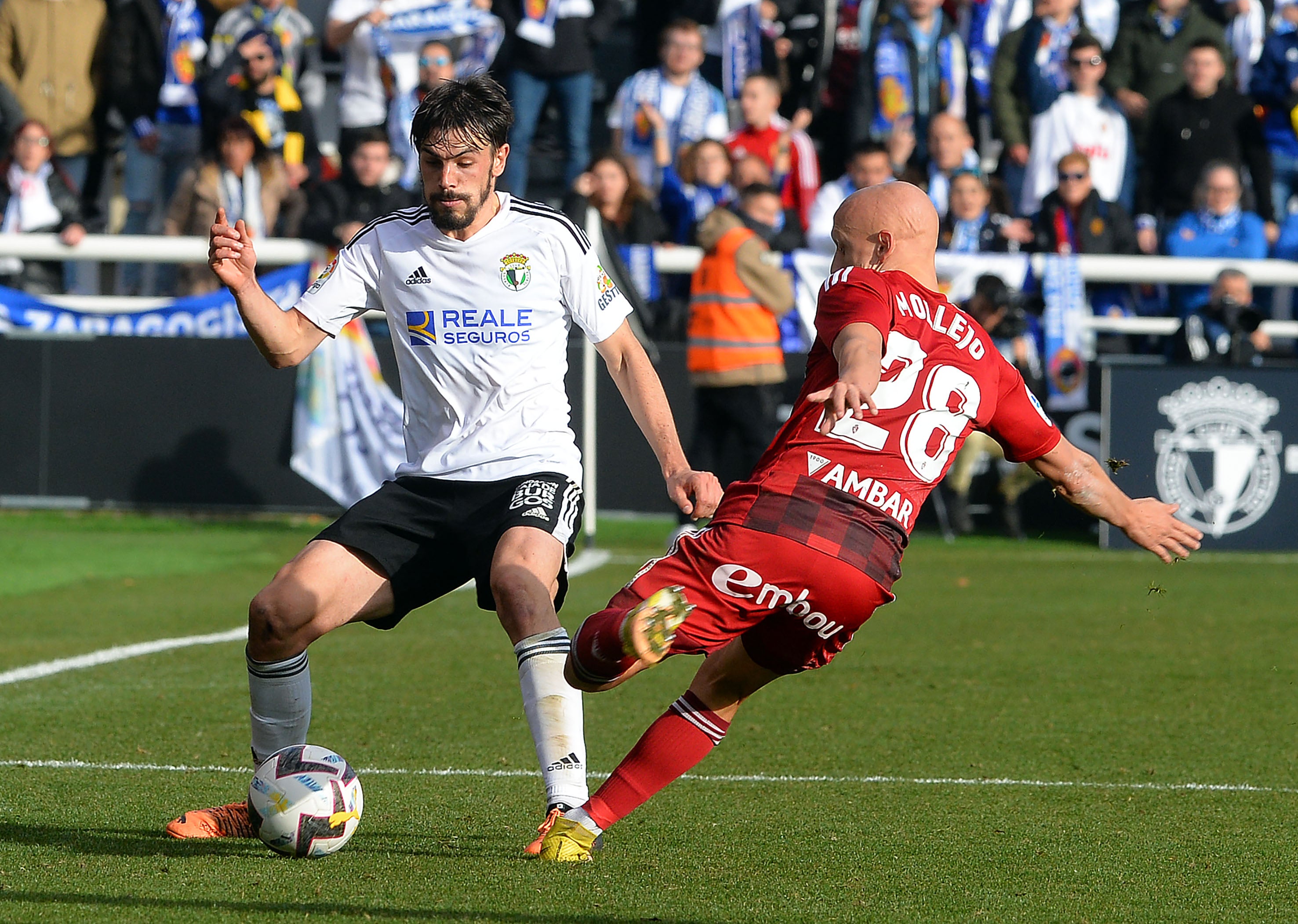 Fotos: El Burgos CF suma un punto en el último suspiro ante el Real Zaragoza