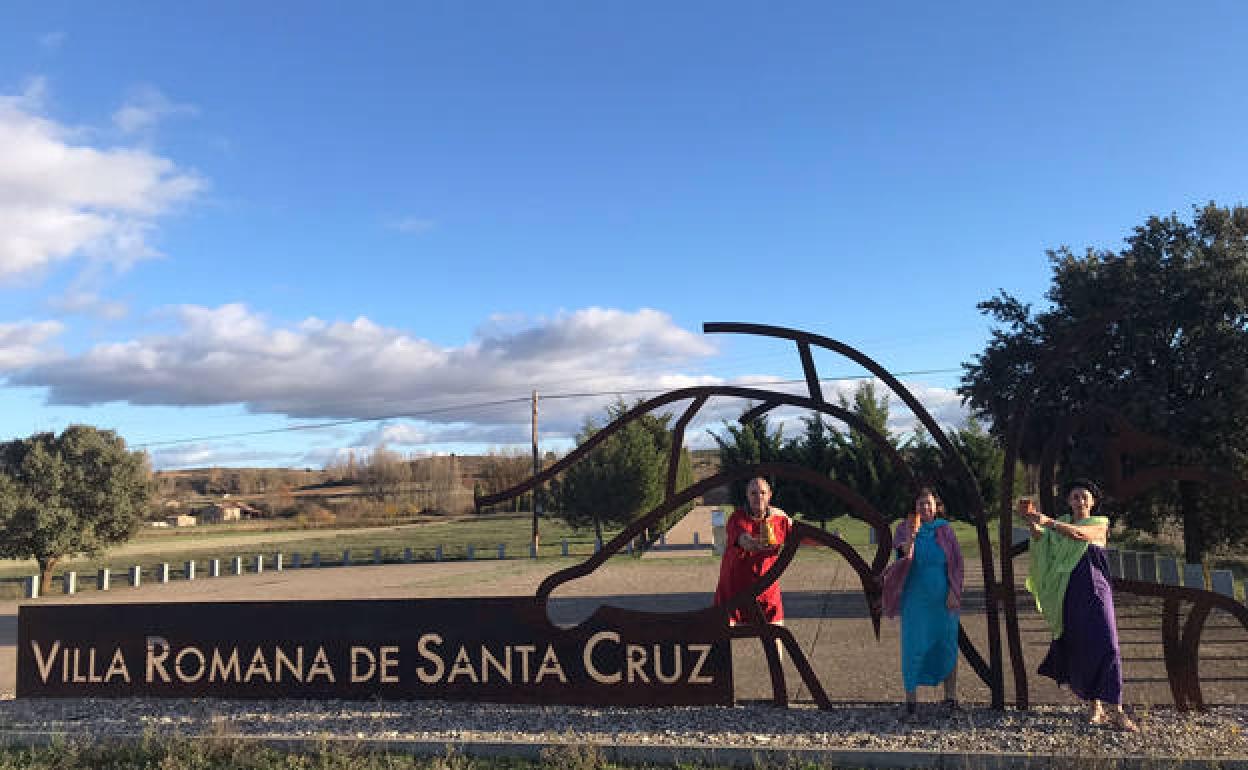 Villa Romana de Santa Cruz en Baños de Valdearados. 