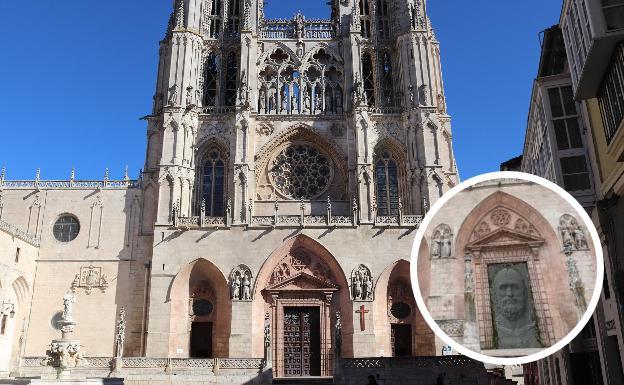 Antonio López completa el diseño de la puerta central para la portada de la Catedral de Burgos