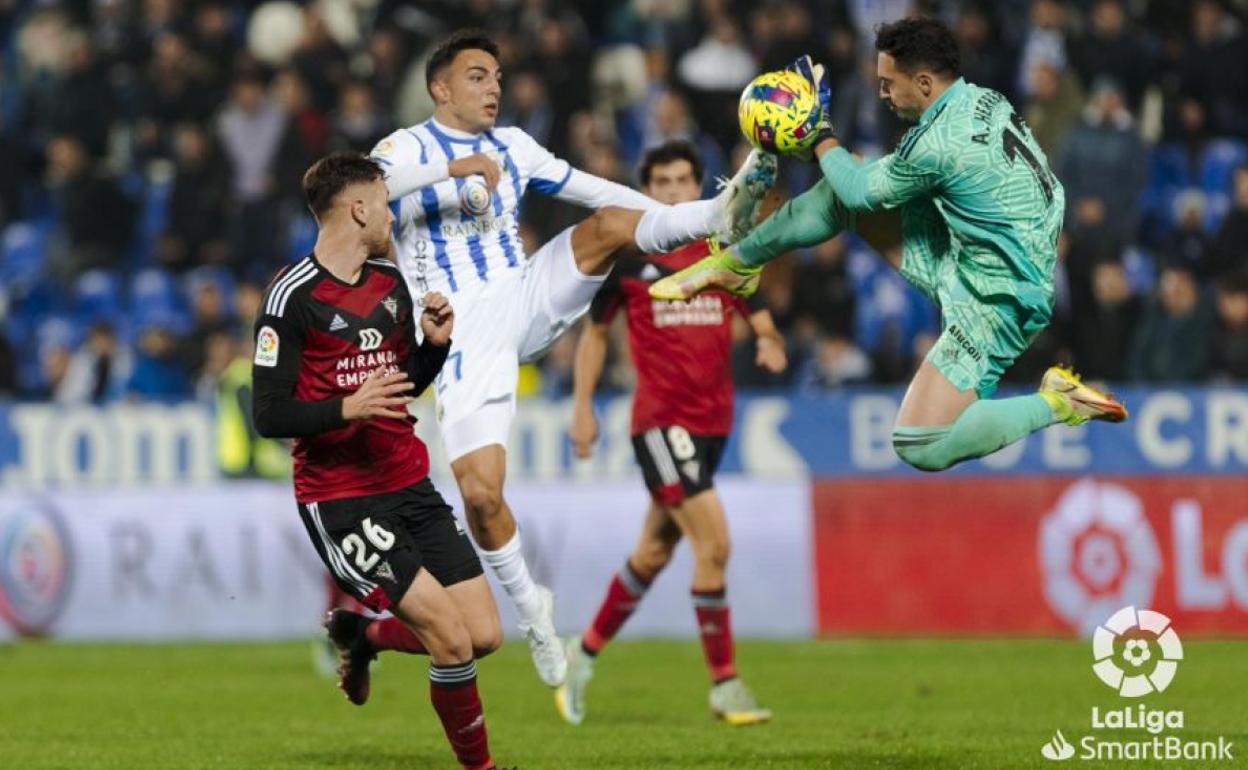 El Mirandés ya contaba con los tres puntos. 