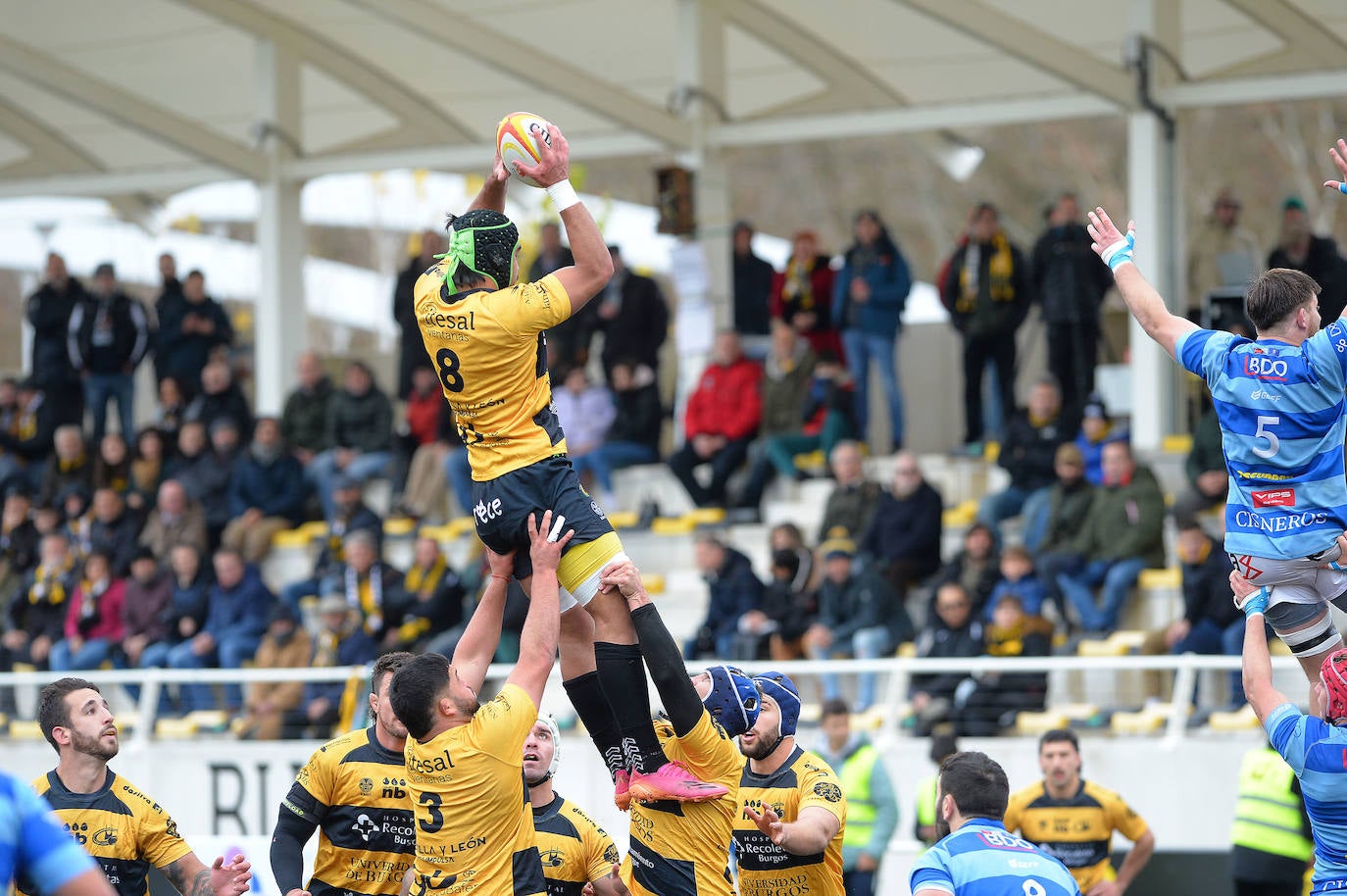 Imágenes de la victoria de Recoletas Burgos UBU ante Complutense Cisneros este domingo en San Amaro