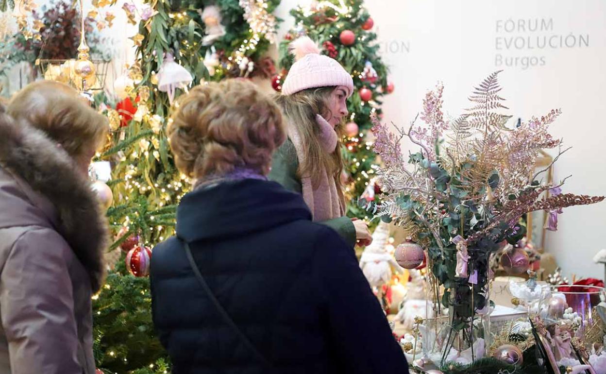 Cierra una buena Feria de Navidad de los Floristas de Burgos. 