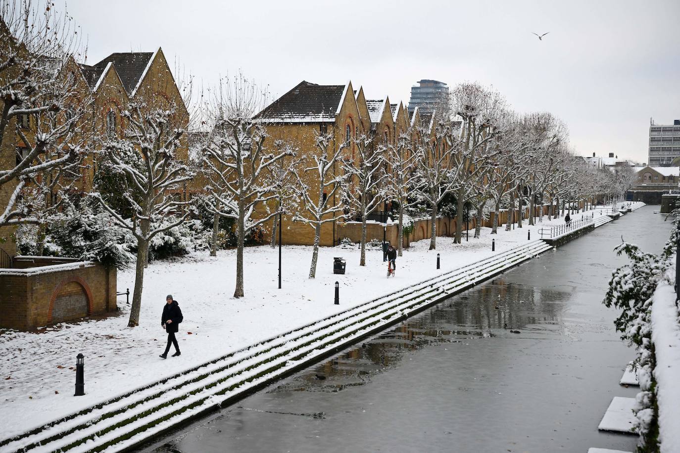 Fotos: Espectacular nevada en Londres