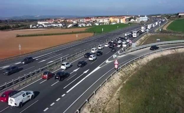 Seis accidentes con ocho heridos, balance del puente de diciembre en las carreteras burgalesas