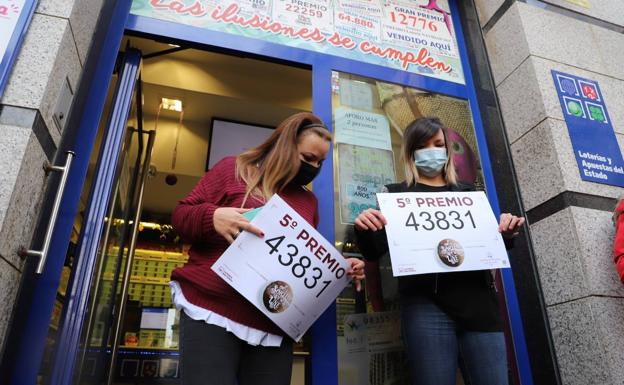 Las administraciones con más suerte para la Lotería de Navidad en Burgos