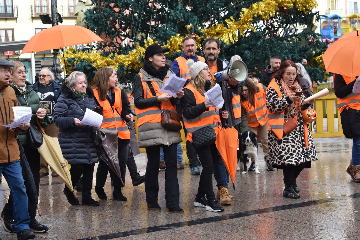 Fotos: Los trabajadores sociales del Ayuntamiento reivindican mejoras laborales al grito de «¡Reconocimiento ya!»