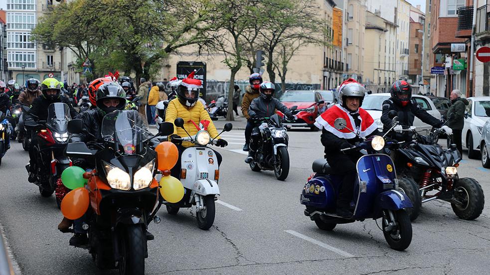 Cabalgata Motorista de Navidad en Burgos