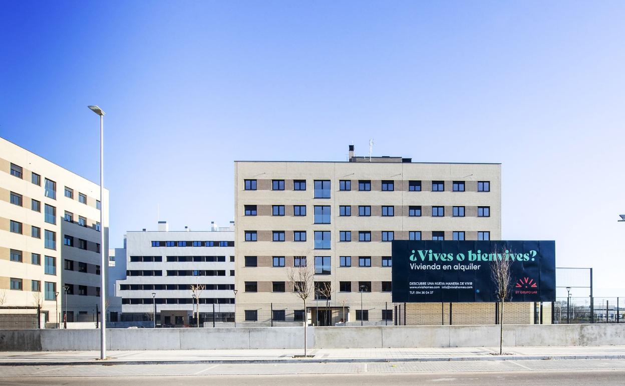 Residencial Alisio, primera promoción de viviendas en alquiler para jóvenes en Valladolid. 