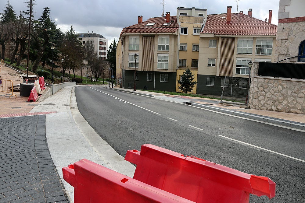 Fotos: Obras de peatonalización del Arco de San Martín