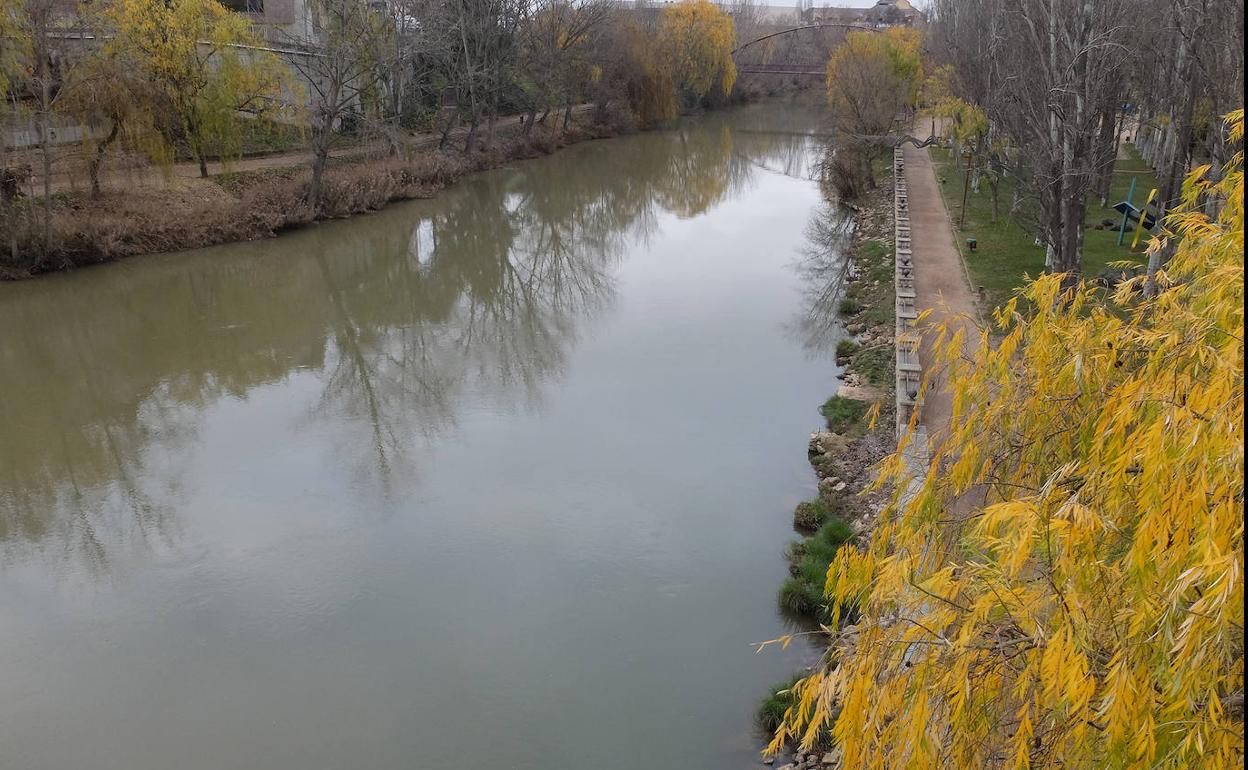 Parque El Barriles, junto al río Duero, donde tendrá lugar el espectáculo de música, luz y fuegos. 