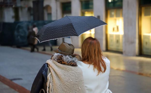 Las lluvias van a ser débiles y dispersas estos últimos días del año en Burgos.