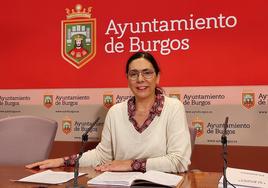 Marga Arroyo, portavoz de Podemos en el Ayuntamiento de Burgos.