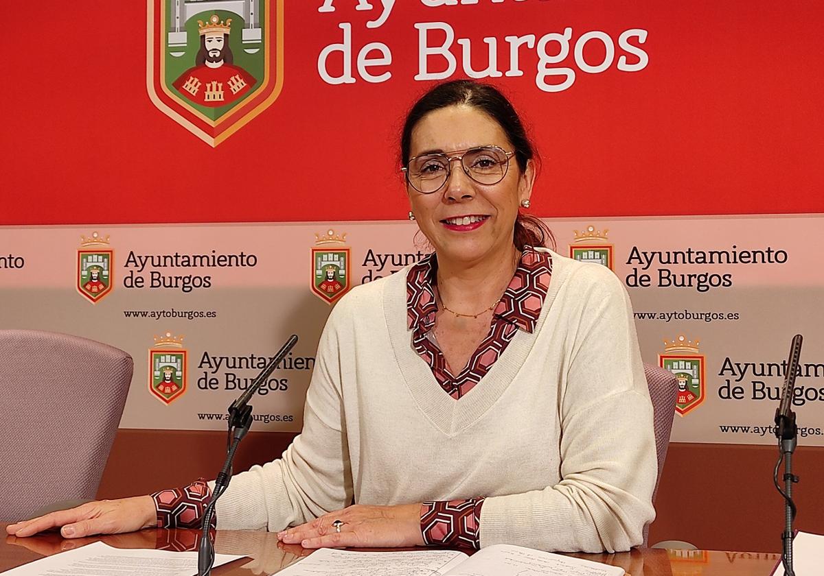 Marga Arroyo, portavoz de Podemos en el Ayuntamiento de Burgos.