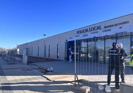 Obras de la nueva comisaría de Policia Local de Aranda de Duero