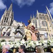 La Borriquilla recorre Burgos ante un público multitudinario