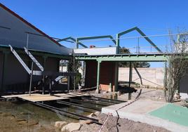 Imágenes de las obras del nuevo centro de la biodiversidad de Burgos