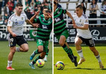 Matos y Areso, los carteros del Burgos CF