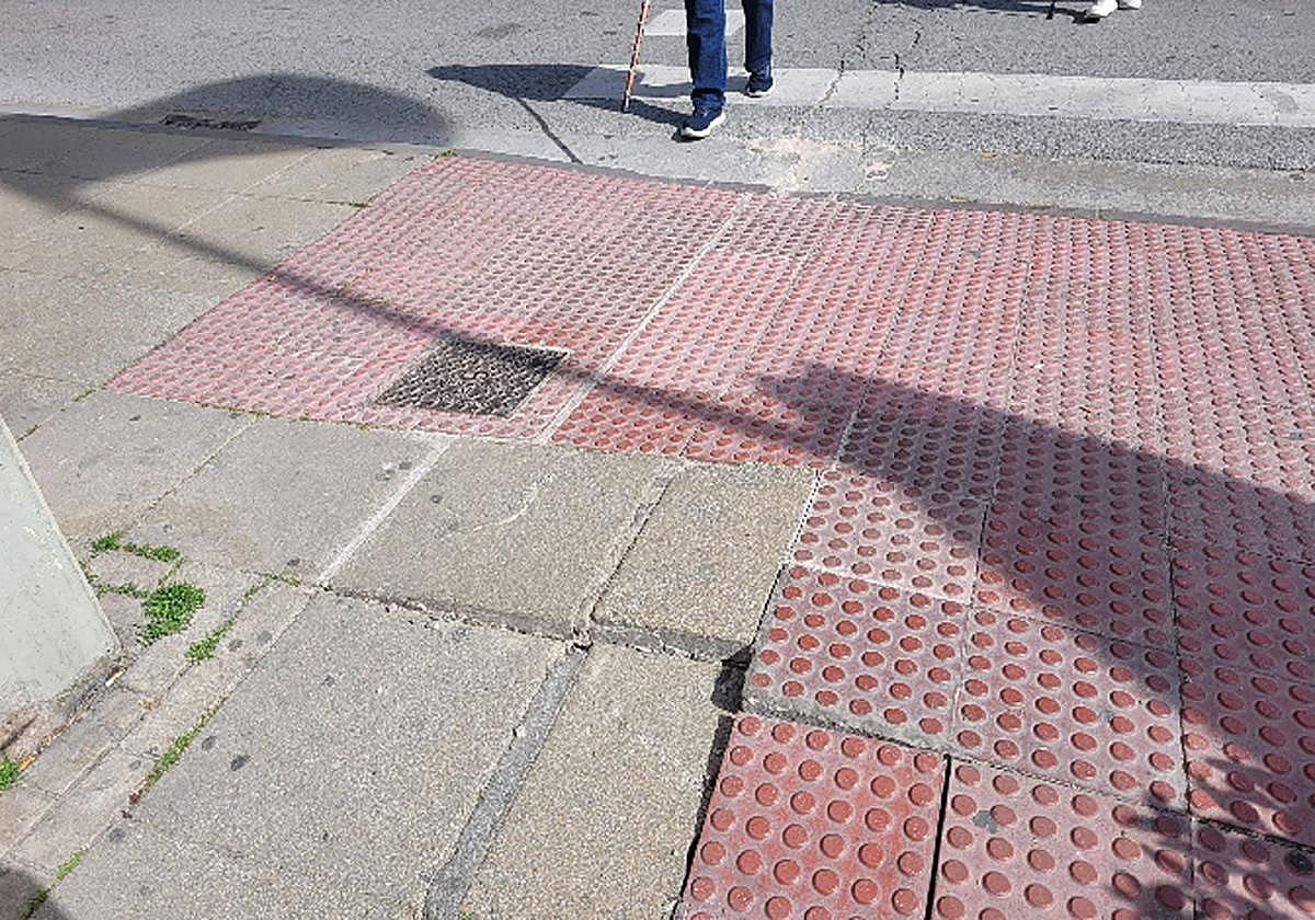 Desperfectos en la Plaza España.