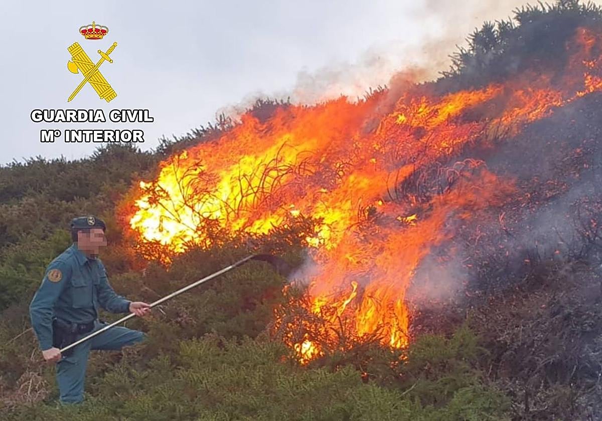 El incendio se produjo el 14 de febrero en Bezana.
