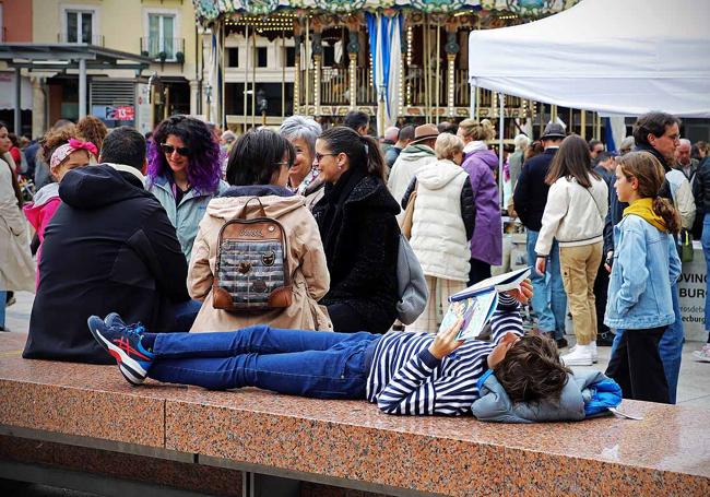 El público joven ha sido protagonista en la jornada matinal.