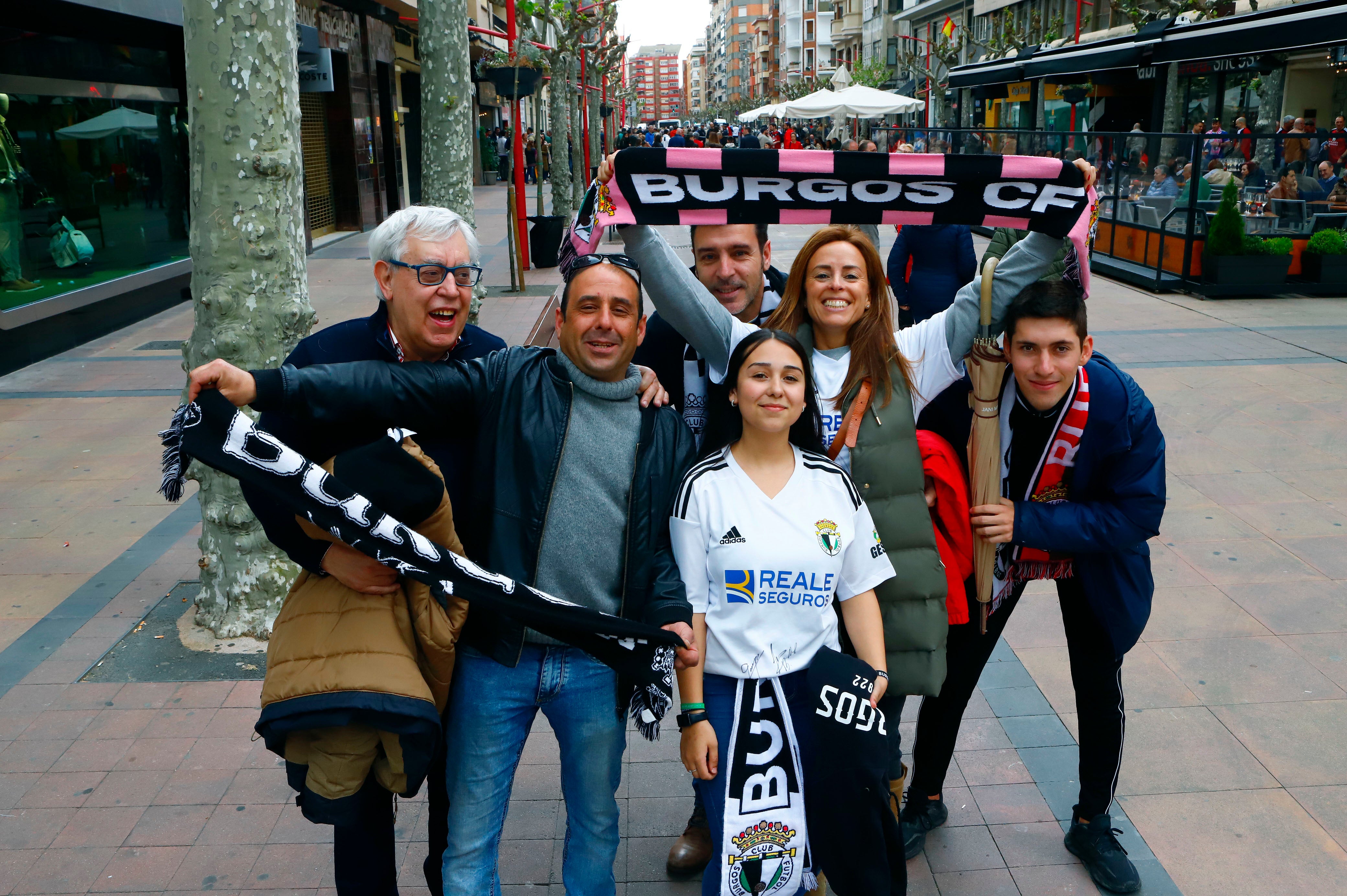 Las aficiones de Mirandés y Burgos comparten previa