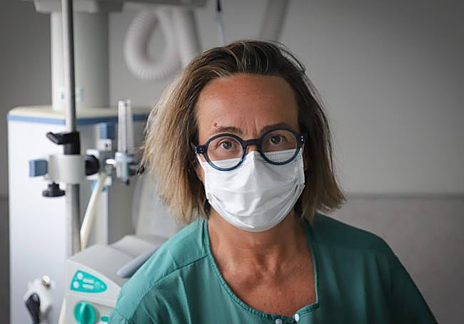 Cristina Arlanzón, jefa de la sección de la Unidad de Reanimación.