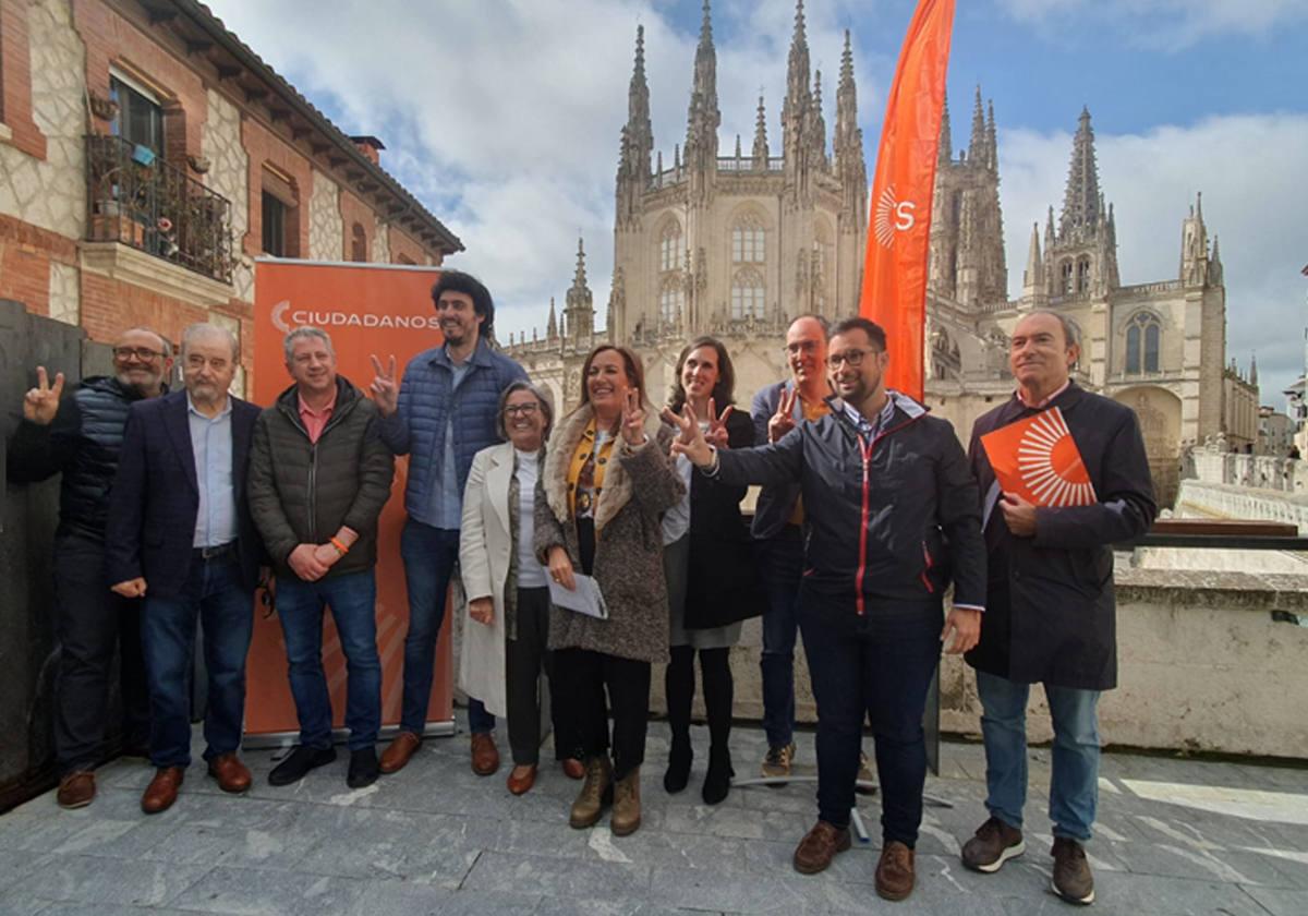 Integrantes de la candidatura de Ciudadanos.