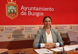 Marga Arroyo, candidata de la coalición Podemos-Izquierda Unidad-Alianza Verde a la Alcaldía de Burgos.