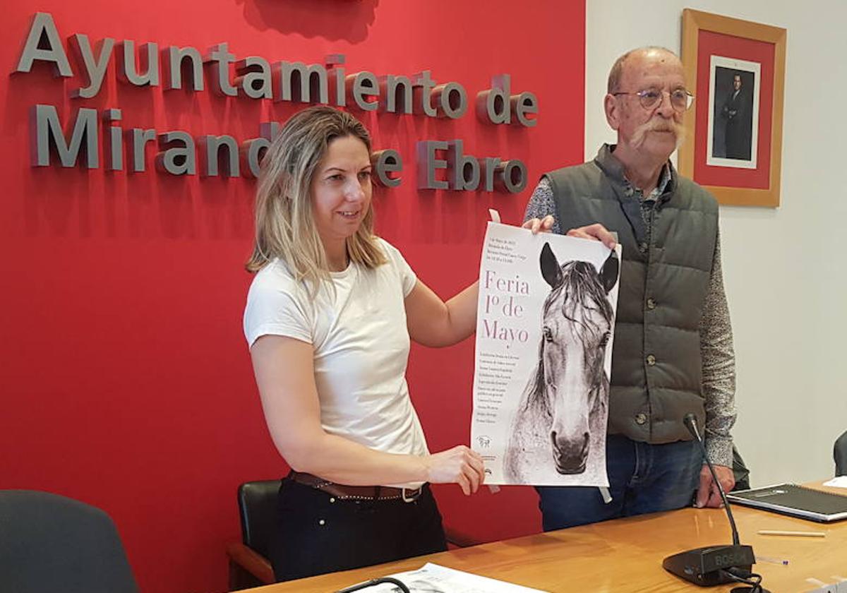 Presentación de la Feria del 1 de Mayo en Miranda de Ebro.