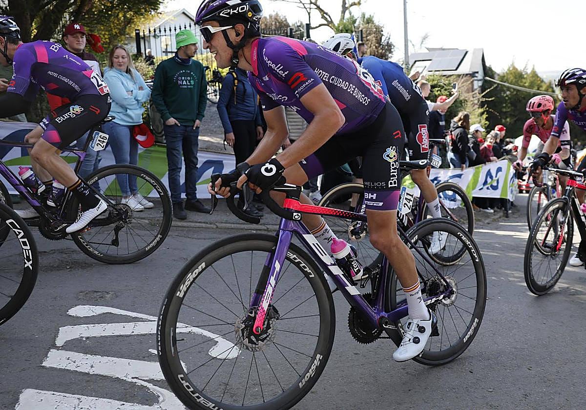 Pelayo Sánchez, en la reciente Flecha Valona.