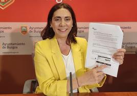 Marga Arroyo, portavoz de Podemos en el Ayuntamiento de Burgos.