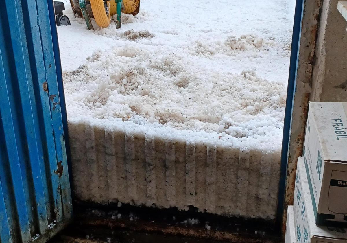 Los Balbases ha quedado destrozado tras la granizada