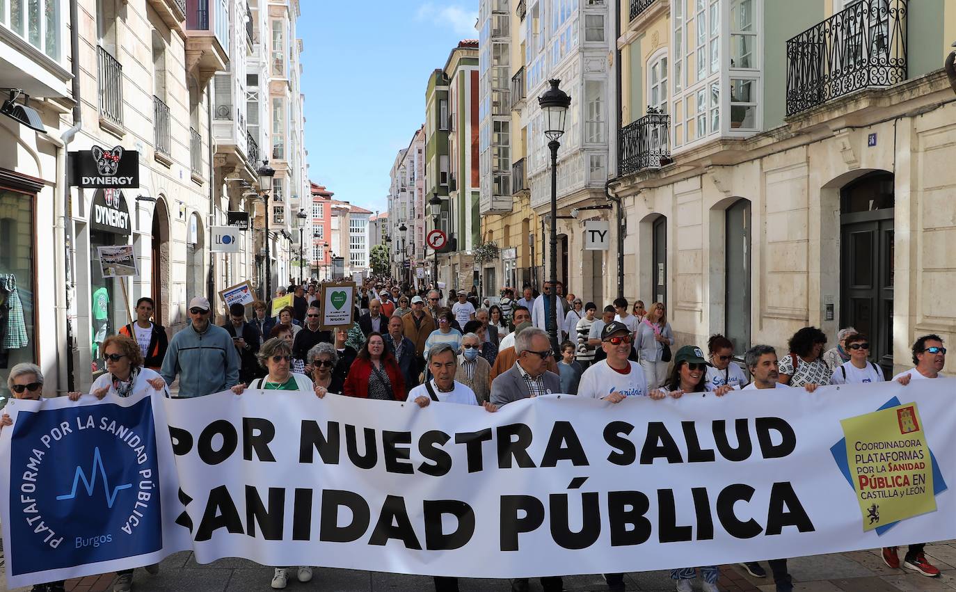 Burgos vuelve a unirse por una sanidad pública, capaz y suficiente