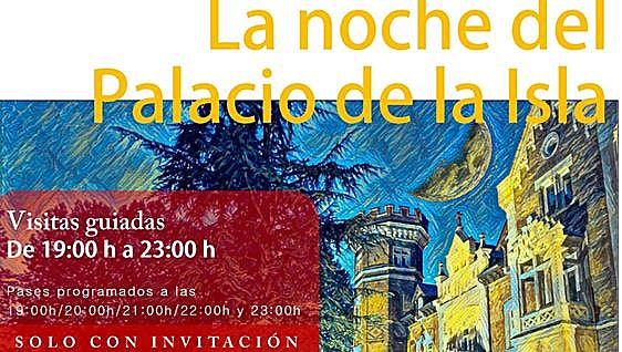 Visitas guiadas al Palacio de la Isla en la Noche Blanca en Burgos
