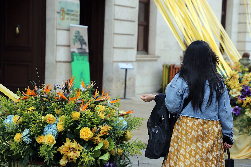 Monumentos florales de la Fiesta de las Flores de Burgos