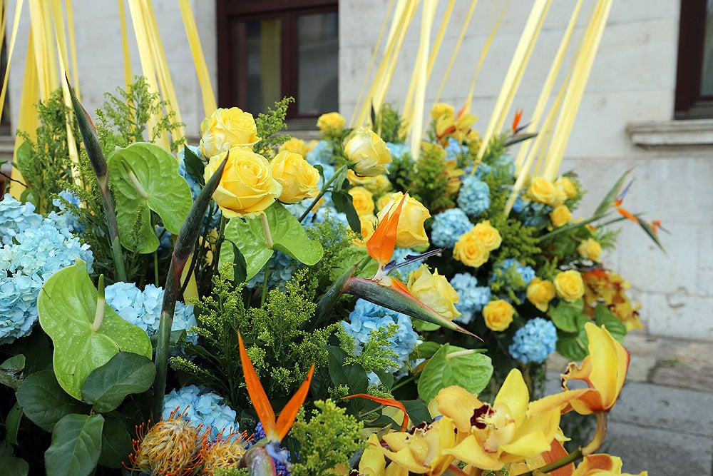 Monumentos florales de la Fiesta de las Flores de Burgos