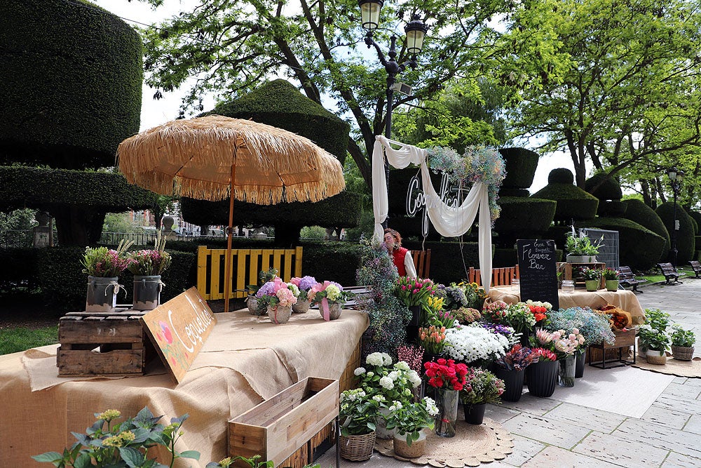 Monumentos florales de la Fiesta de las Flores de Burgos