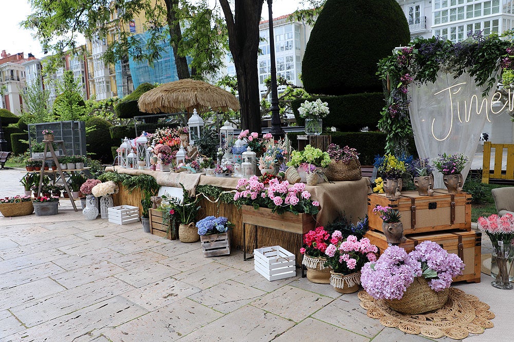 Monumentos florales de la Fiesta de las Flores de Burgos