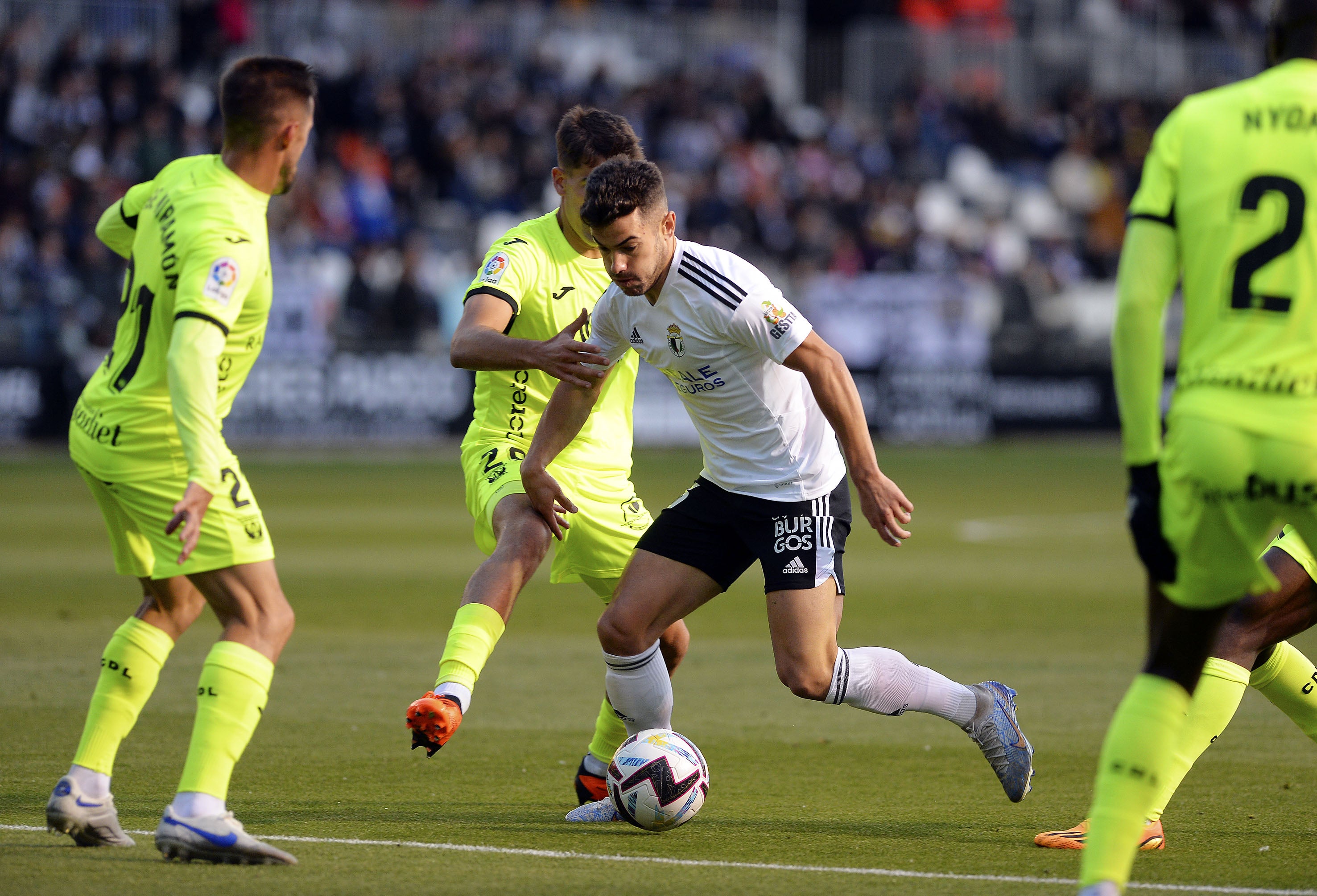 El Leganés golea al Burgos