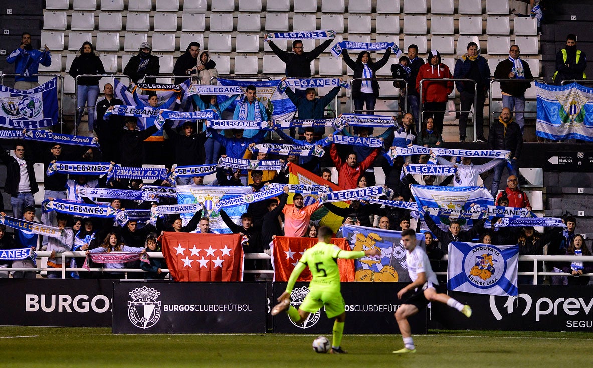 El Leganés golea al Burgos