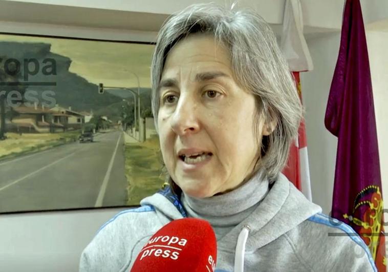 Isabel López, alcaldesa de Trespaderne