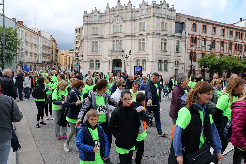 Más de 5.000 burgaleses marchan contra el cáncer